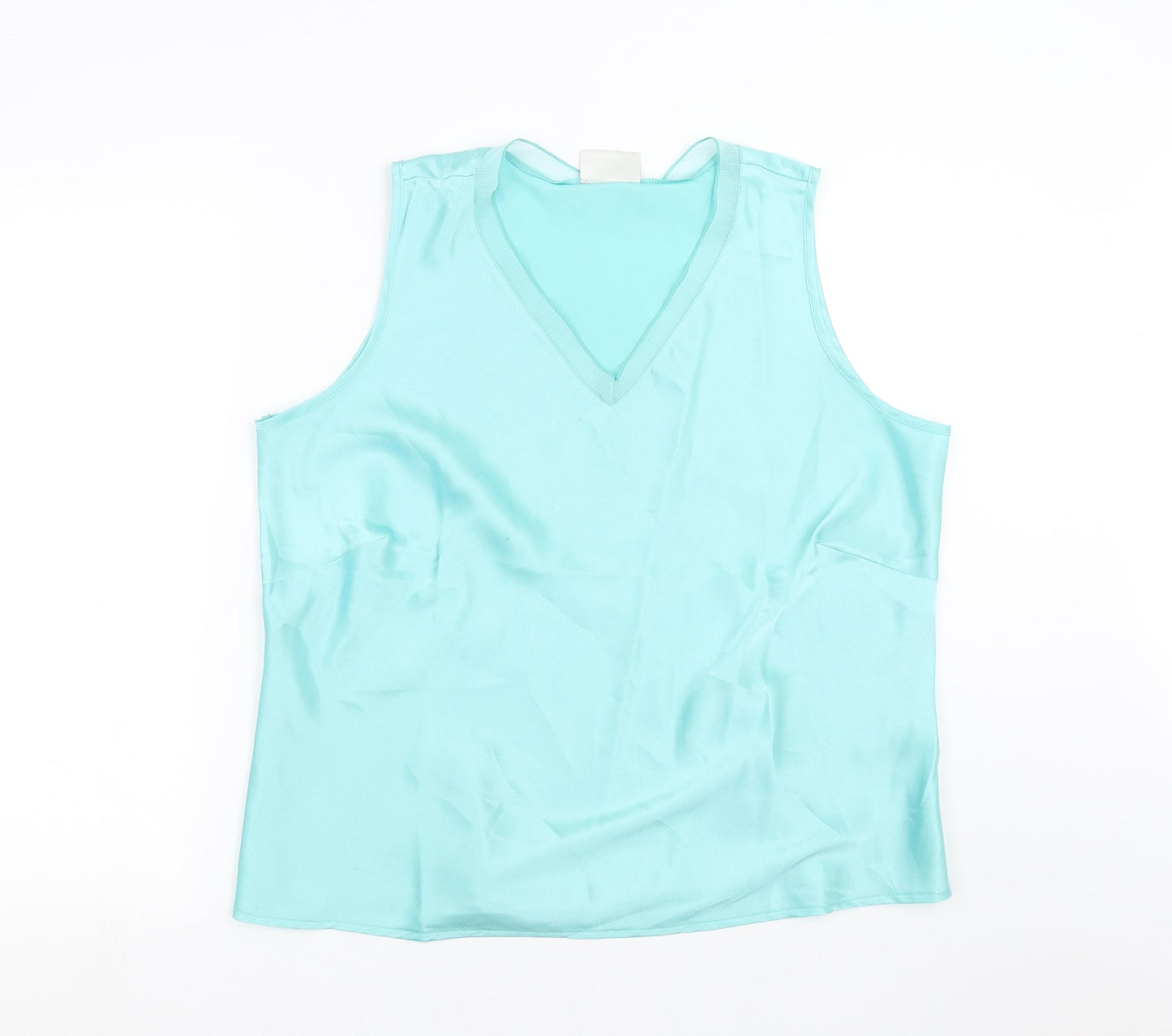 Womens UK Size 20 The Collection Blue Basic Blouse