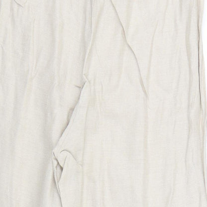 Covington Womens Beige   Cropped Trousers Size 14 L23 in