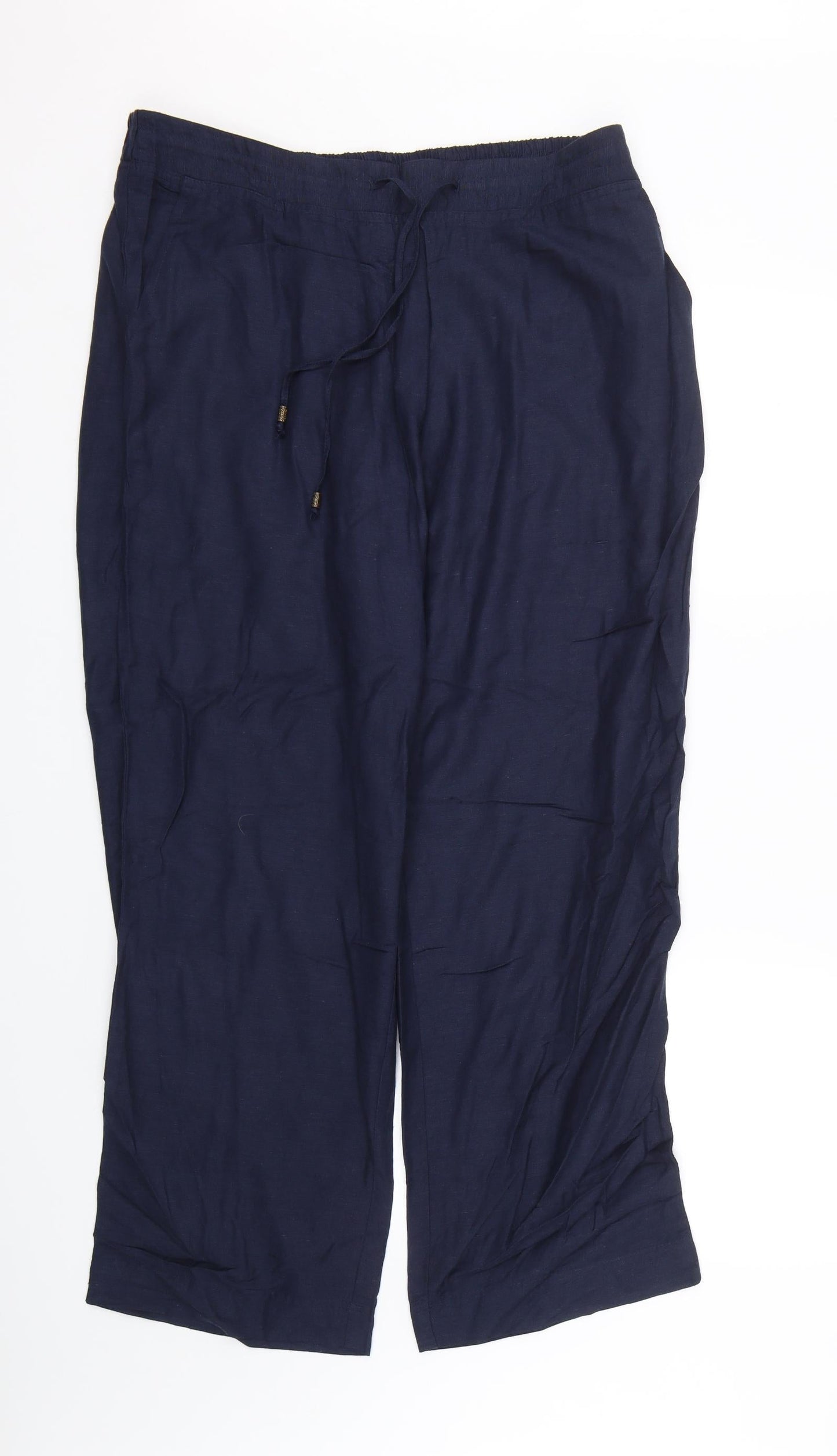 Womens UK Size 18 Anthology Regular Fit  Blue Trousers