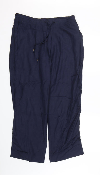 Womens UK Size 18 Anthology Regular Fit  Blue Trousers