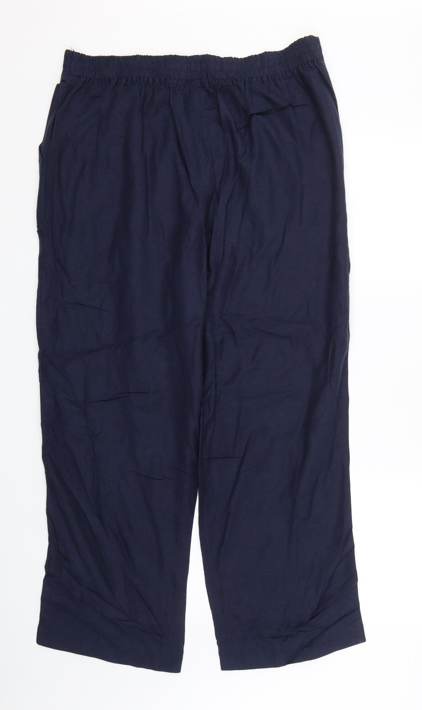 Womens UK Size 18 Anthology Regular Fit  Blue Trousers