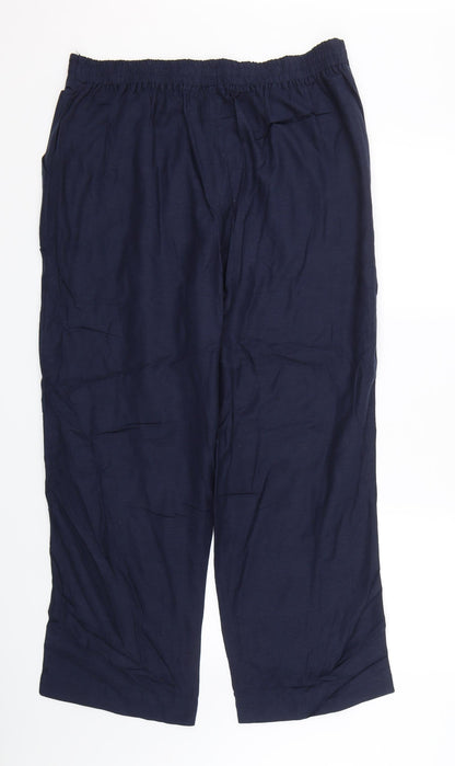 Womens UK Size 18 Anthology Regular Fit  Blue Trousers