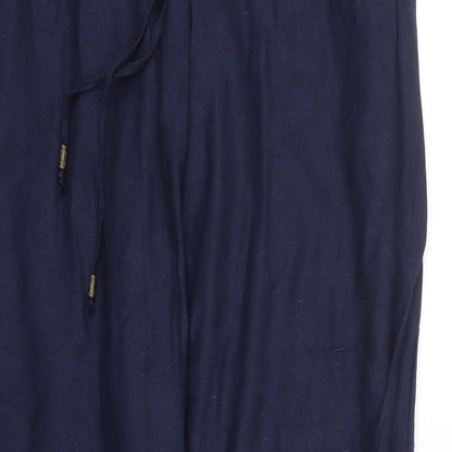 Womens UK Size 18 Anthology Regular Fit  Blue Trousers
