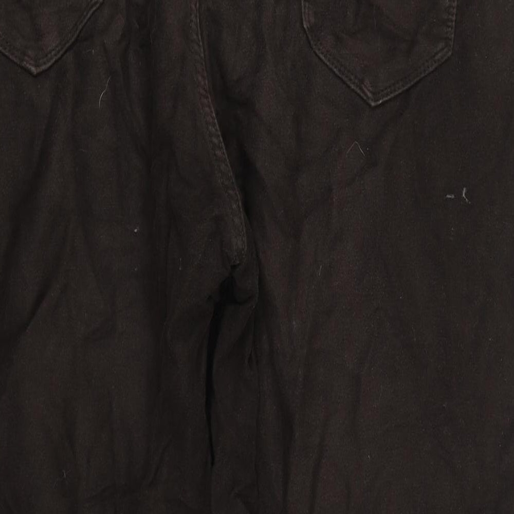 Womens UK Size 44 in M&S Regular Fit  Brown Trousers