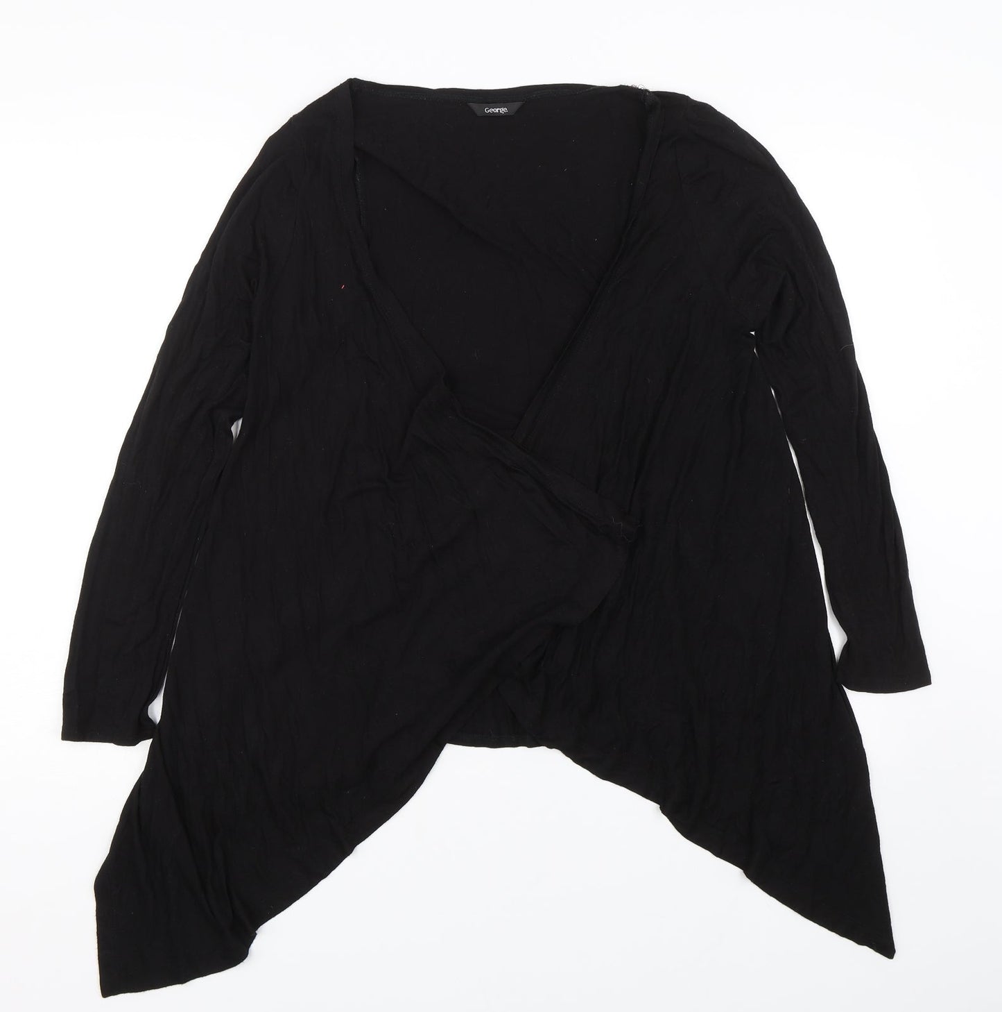 George Womens Black   Kimono T-Shirt Size 10