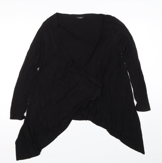 George Womens Black   Kimono T-Shirt Size 10
