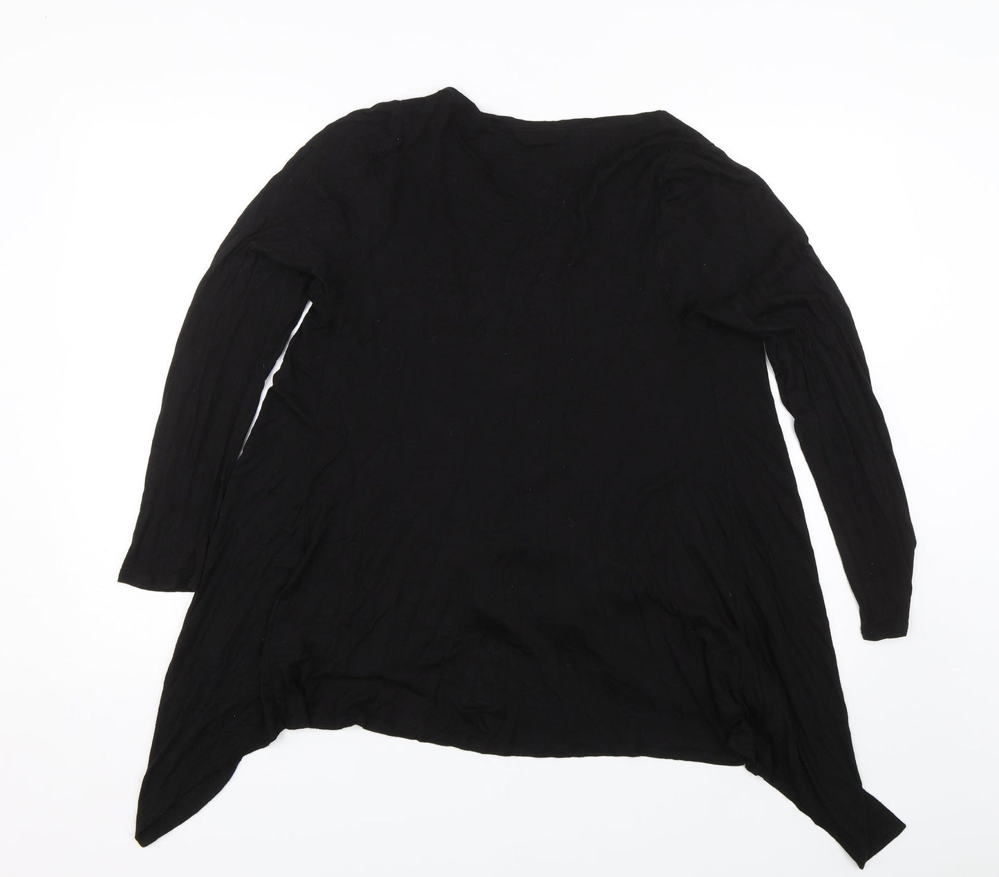George Womens Black   Kimono T-Shirt Size 10