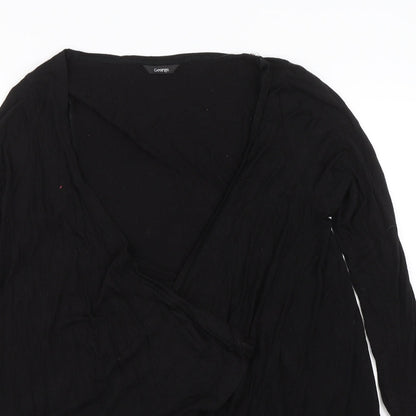 George Womens Black   Kimono T-Shirt Size 10