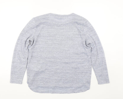 New ook Womens Blue   Pullover Jumper Size 12