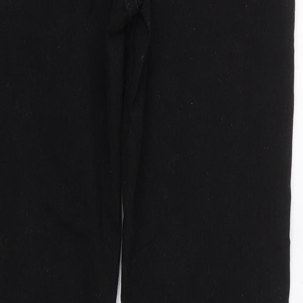 Womens UK Size 32 Preworn Regular Fit Skinny Black Jeans