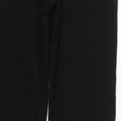 Womens UK Size 32 Preworn Regular Fit Skinny Black Jeans