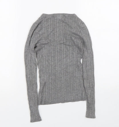 Primark Womens Grey   Pullover Jumper Size 8
