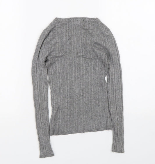 Primark Womens Grey   Pullover Jumper Size 8