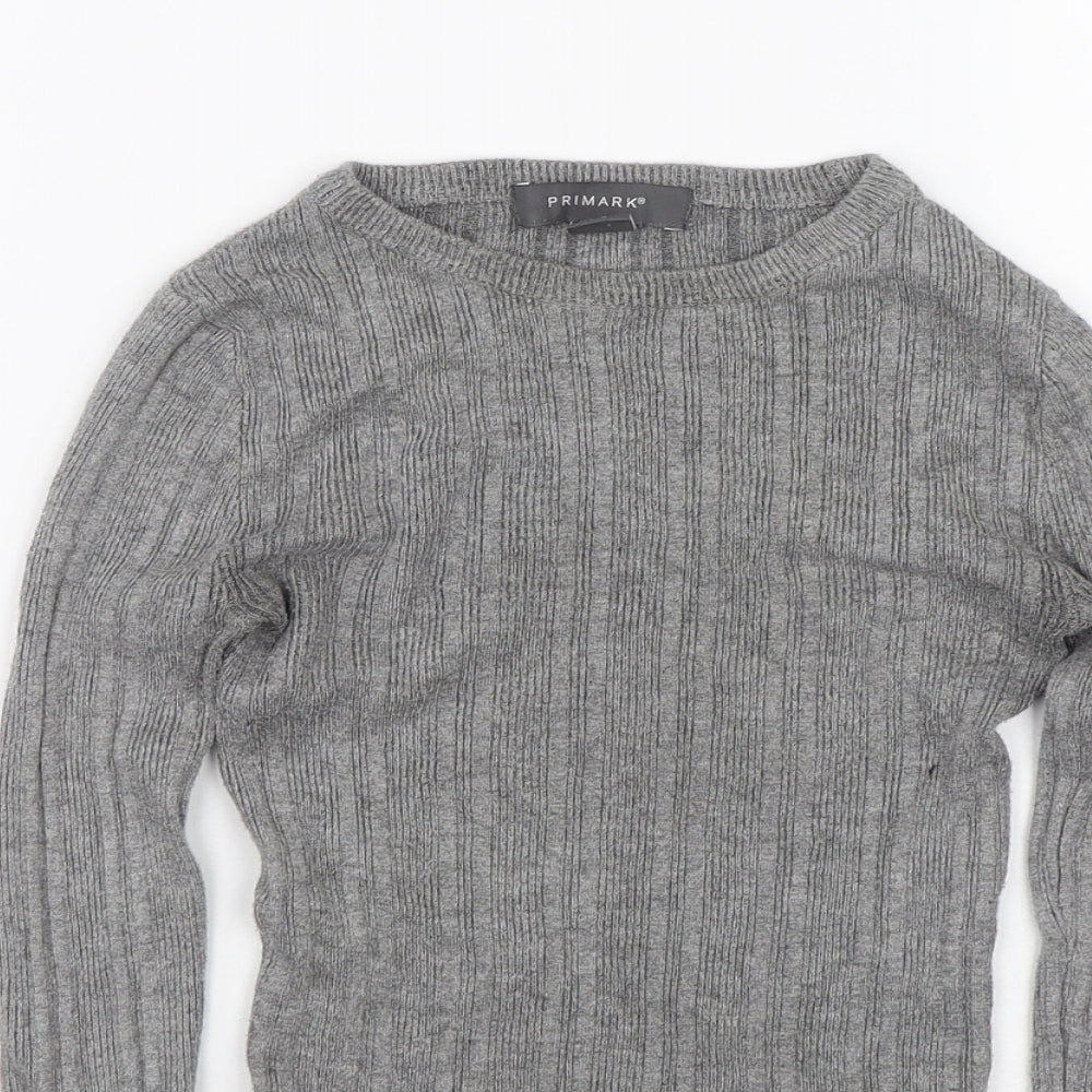 Primark Womens Grey   Pullover Jumper Size 8