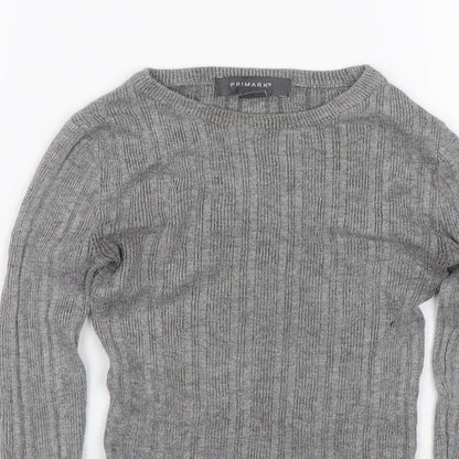 Primark Womens Grey   Pullover Jumper Size 8