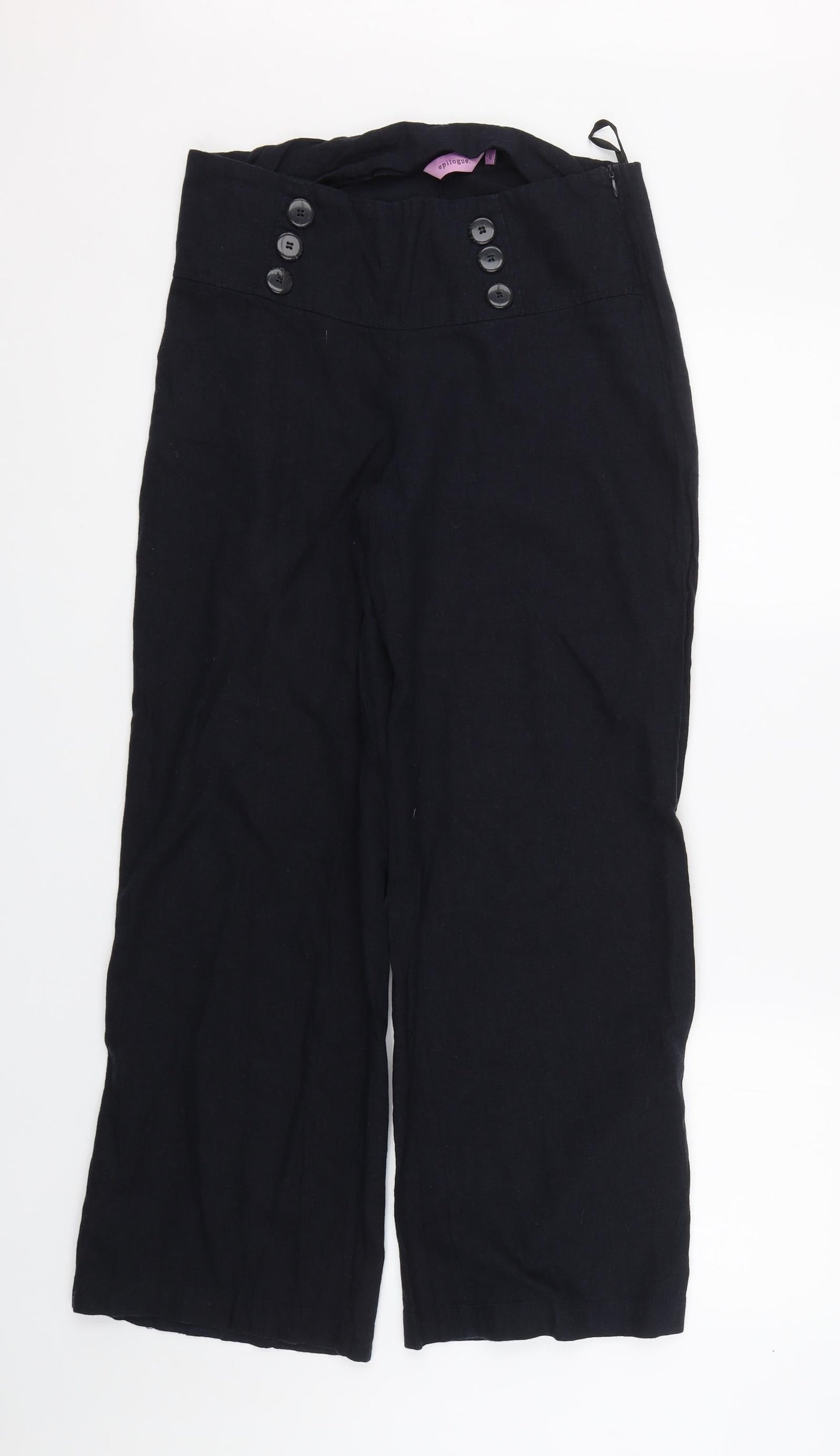 Womens UK Size 12 Epilogue Regular Fit  Black Trousers
