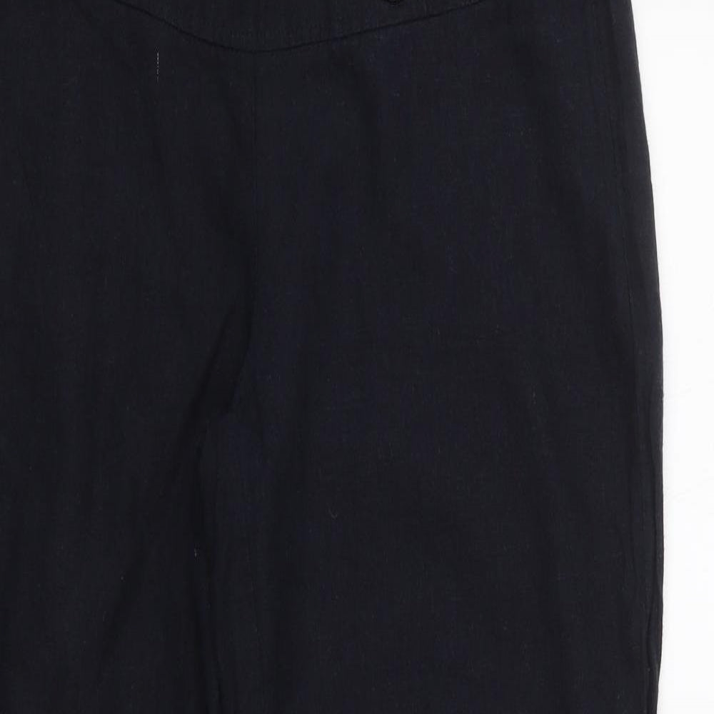 Womens UK Size 12 Epilogue Regular Fit  Black Trousers