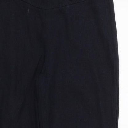 Womens UK Size 12 Epilogue Regular Fit  Black Trousers