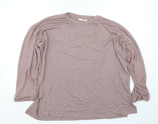 George Mens Pink   Pullover Jumper Size L