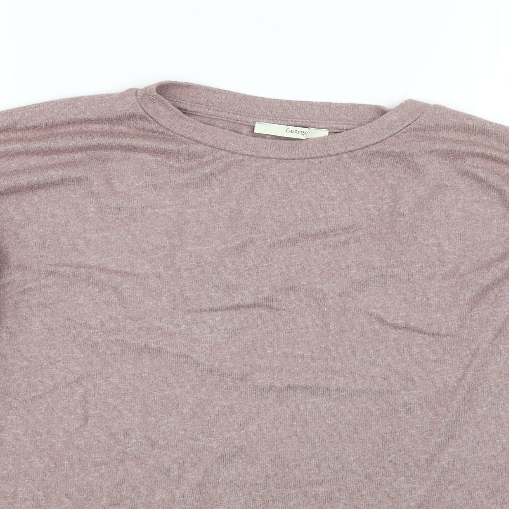 George Mens Pink   Pullover Jumper Size L