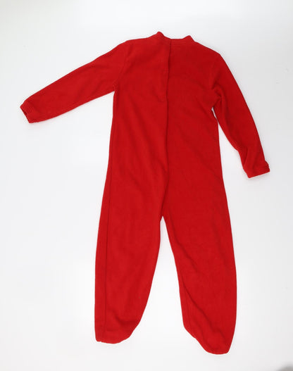 Smiffys Girls Red    One Piece Size 7-8 Years