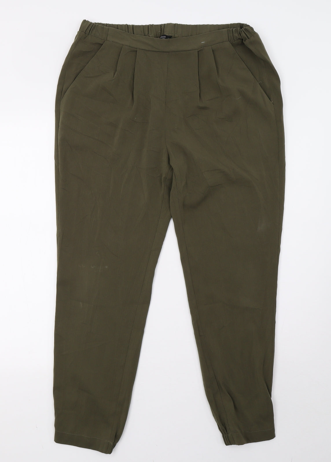 Matalan Womens Green   Trousers  Size 12 L29 in