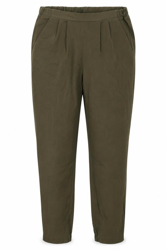 Womens UK Size 12 Matalan Regular Fit  Green Trousers