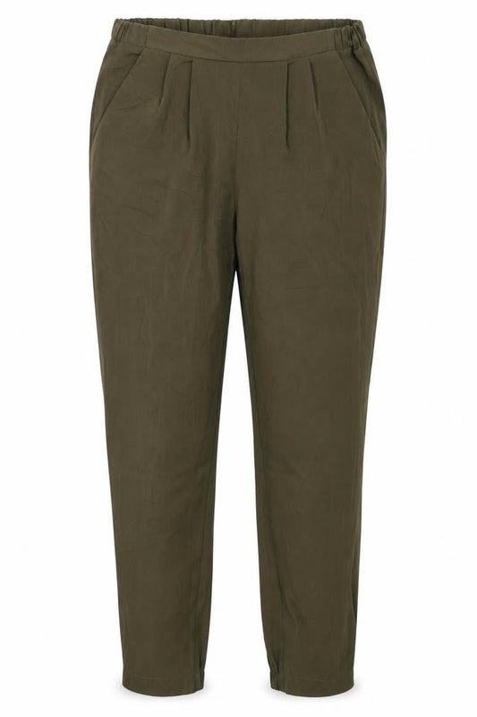 Womens UK Size 12 Matalan Regular Fit  Green Trousers