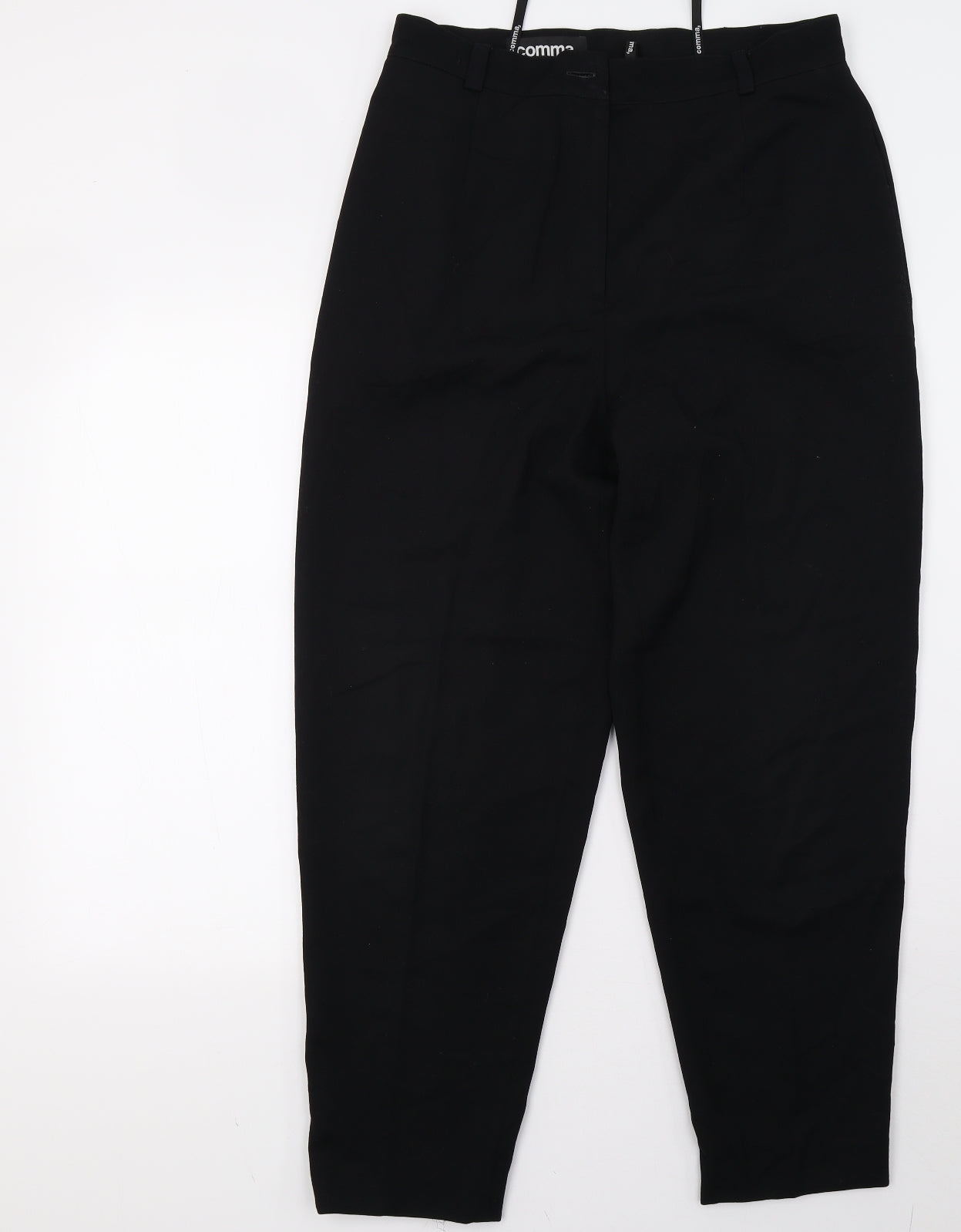 Comma Womens Black   Trousers  Size 12 L29 in
