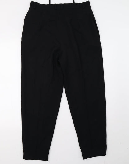 Comma Womens Black   Trousers  Size 12 L29 in