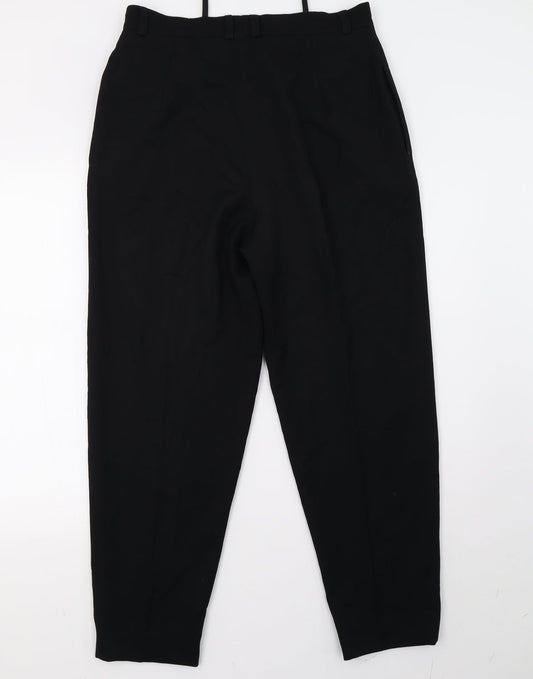 Comma Womens Black   Trousers  Size 12 L29 in