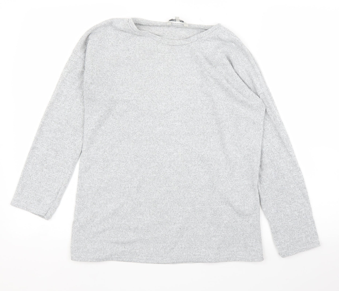 Womens UK Size 12 Peacocks Grey Pullover Jumper