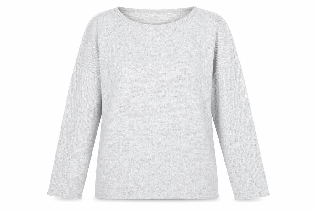 Womens UK Size 12 Peacocks Grey Pullover Jumper