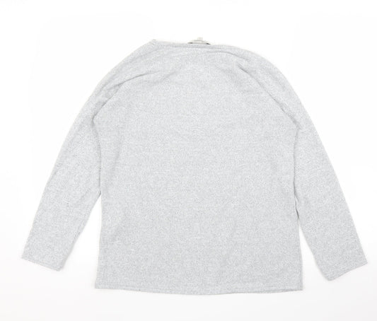 Womens UK Size 12 Peacocks Grey Pullover Jumper