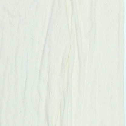 M&S Womens Ivory Solid  Chemise Pyjama Set Size 6
