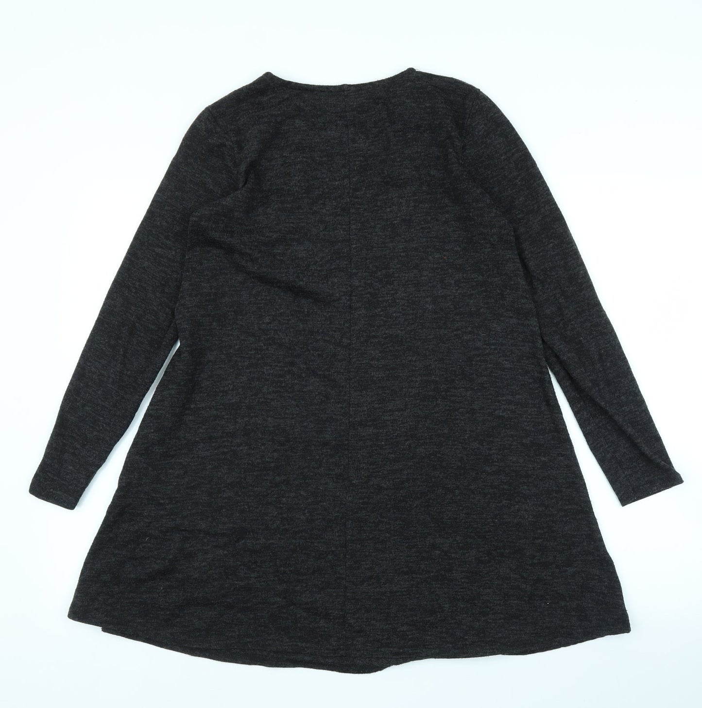 Womens UK Size 10 Select Grey Tunic Blouse
