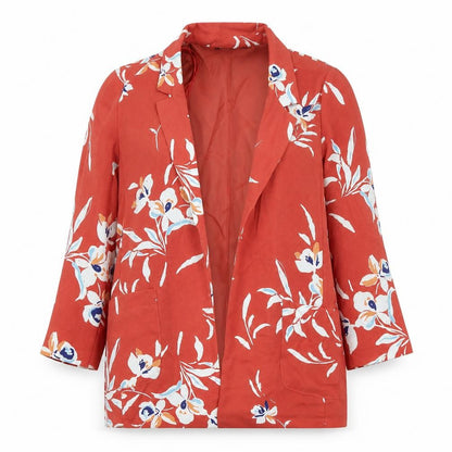 Womens UK Size 10 Bonmarché Regular Red Blazer