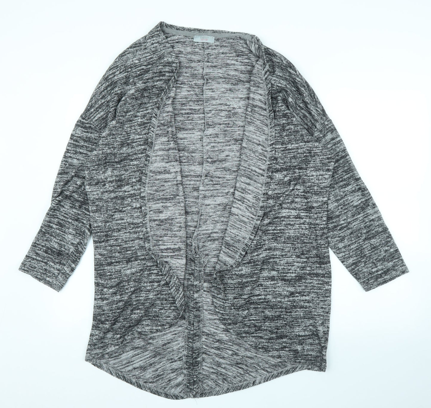 Womens UK Size 12 Papaya Grey Cardigan Jumper