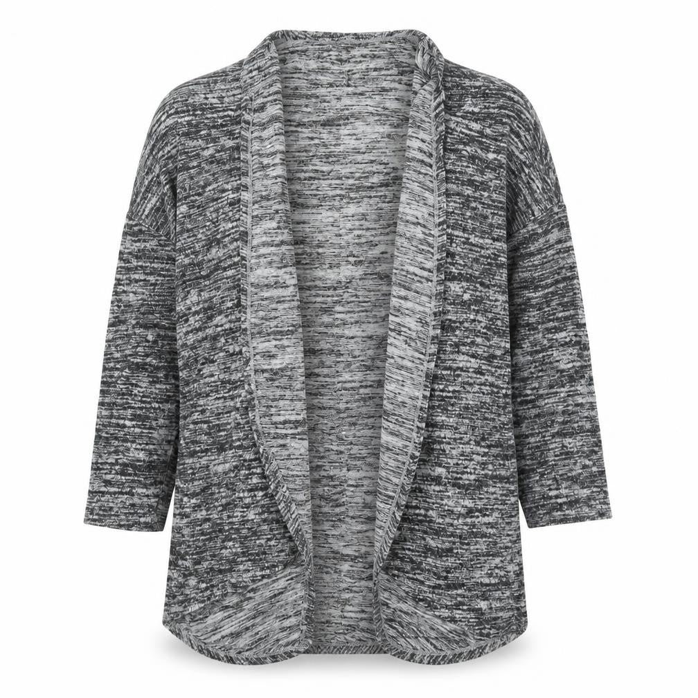 Womens UK Size 12 Papaya Grey Cardigan Jumper