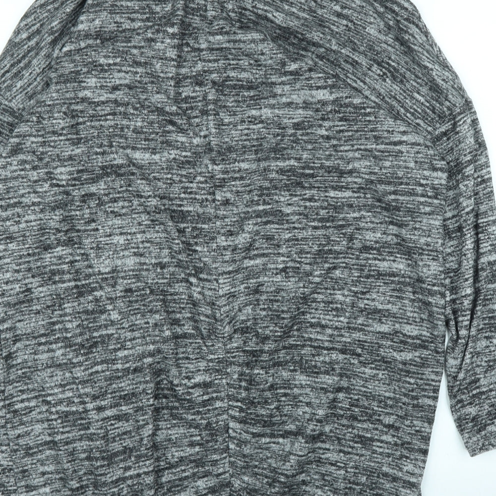 Womens UK Size 12 Papaya Grey Cardigan Jumper