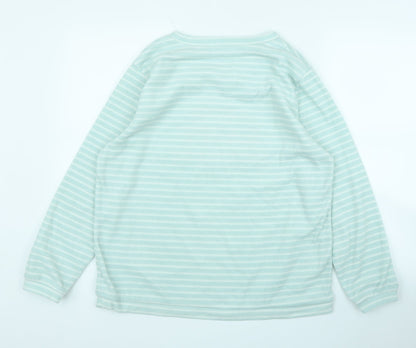 Primark Womens Green Striped  Pullover Jumper Size M  - PJ top
