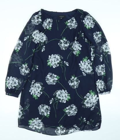 Primark Womens Blue Floral  Shift  Size 10