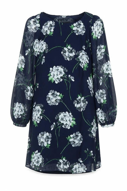 Primark Womens Blue Floral  Shift  Size 10