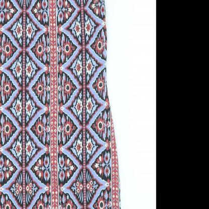 Primark Womens Blue Geometric  Bodycon  Size 10