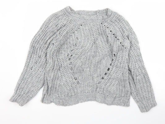 Gemelli Womens Grey   Pullover Jumper Size S