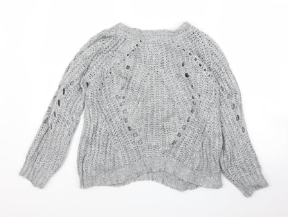 Gemelli Womens Grey   Pullover Jumper Size S