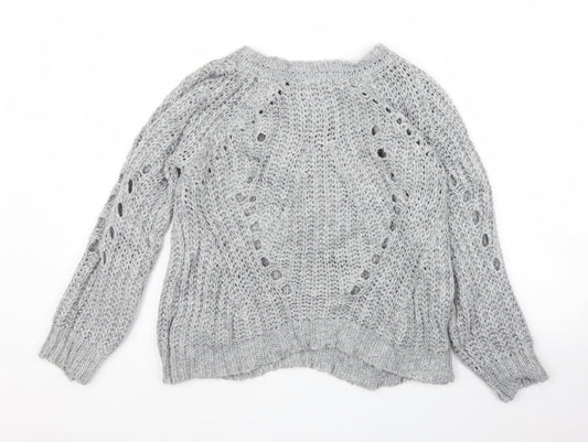 Gemelli Womens Grey   Pullover Jumper Size S