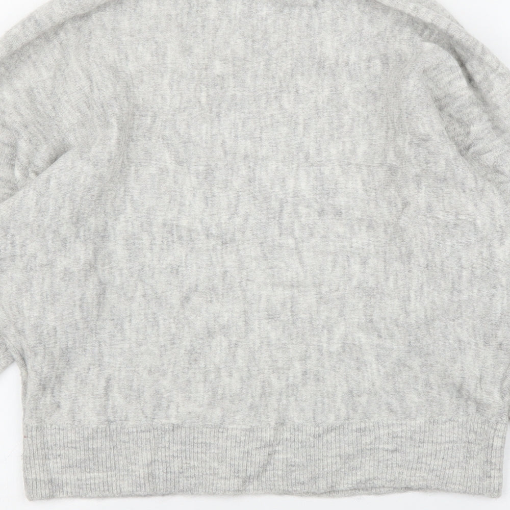 Womens UK Size XS H&M Grey Pullover Jumper