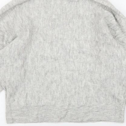 Womens UK Size XS H&M Grey Pullover Jumper