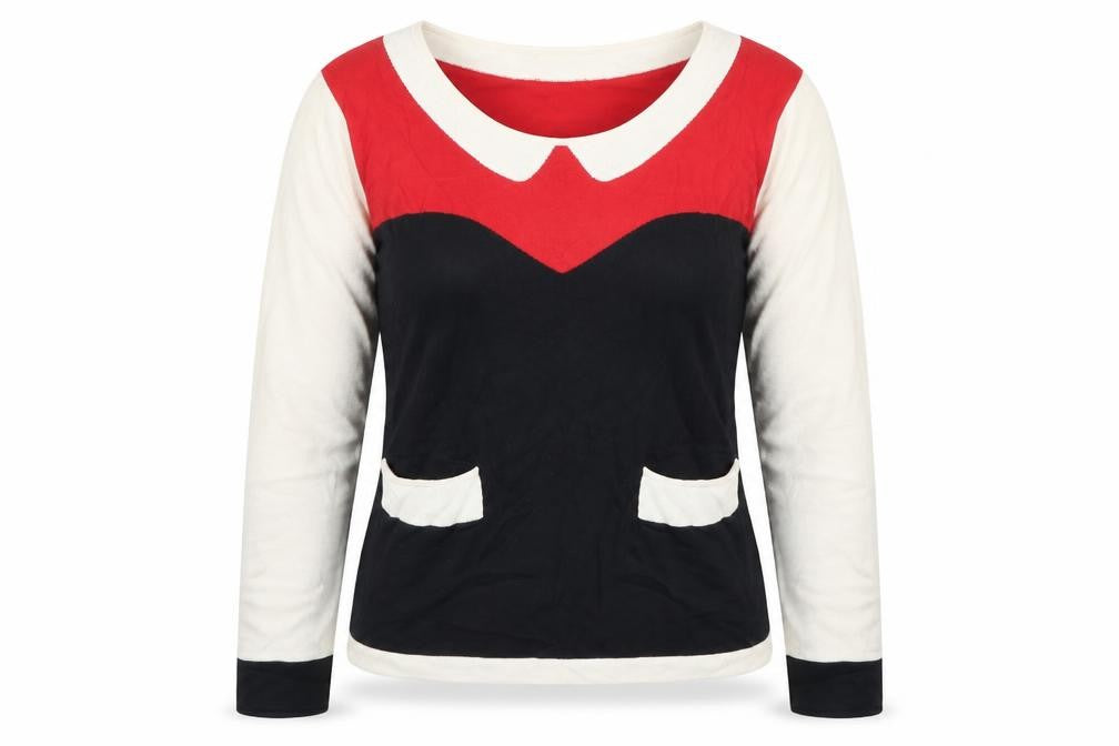 Womens UK Size 10 H&M Black Pullover Jumper